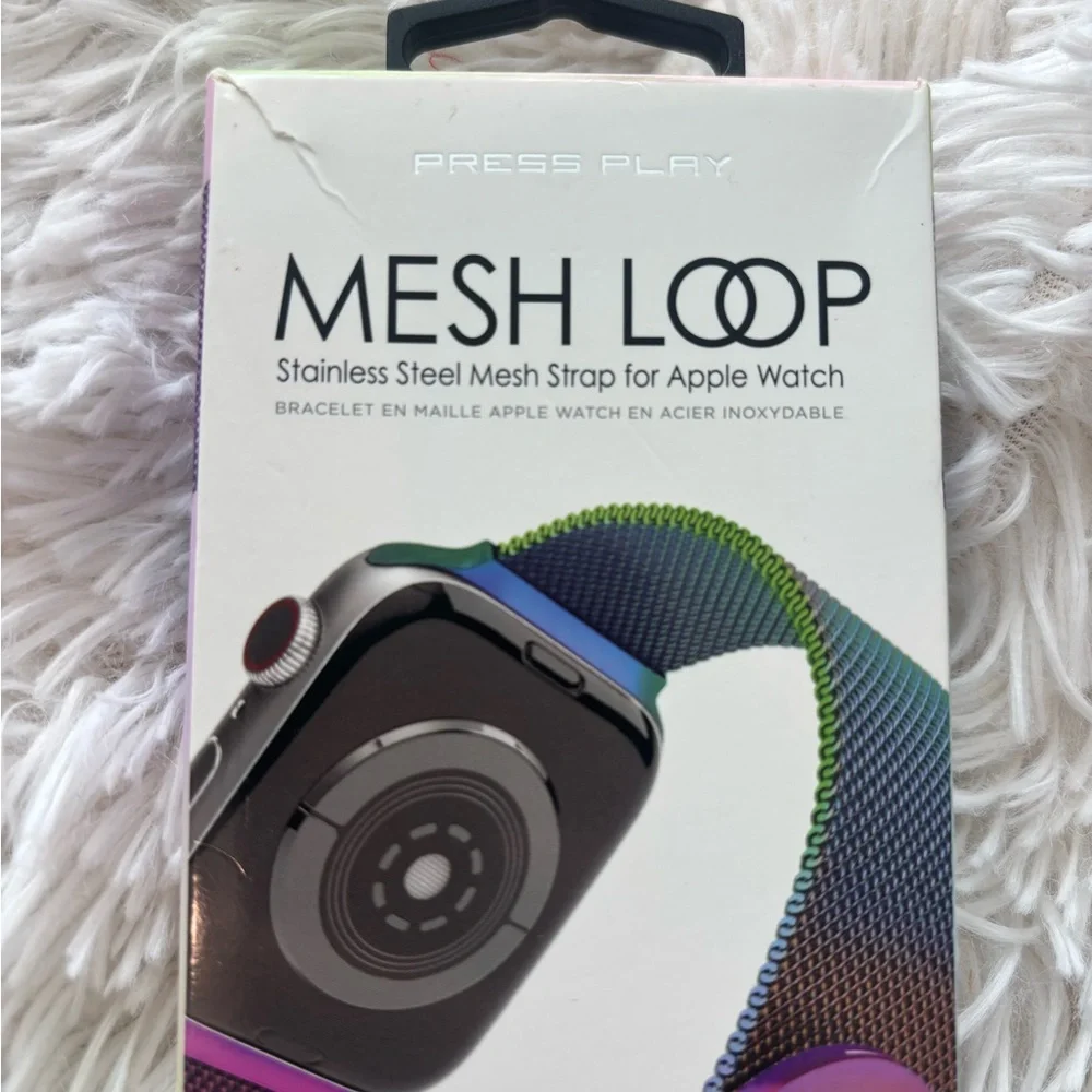 Mesh Loop Stainless Steel Milanese Band for Apple Watch - Iridescent